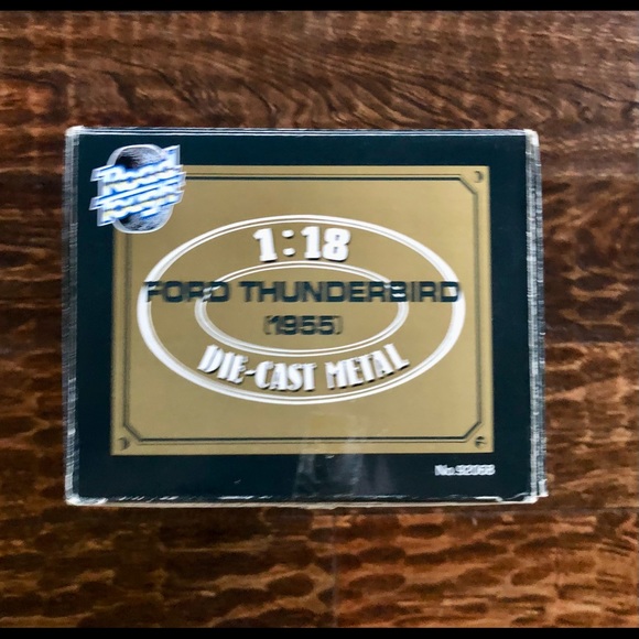 Road Tough 1:18 Collection Die-Cast Metal 1955 Red Ford Thunderbird - NIB - Picture 8 of 9